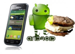 Samsung Galaxy S and Ice Cream Sandwich