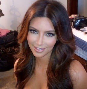 Kim Kardashian's Dyed Hair