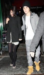 Justin Bieber and Selena Gomez