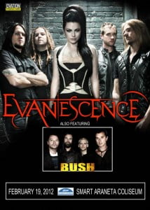 Evanescence and Bush Live in Manila