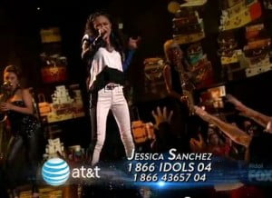 Jessica Sanchez American Idol Top 4 Video