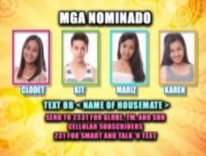 PBB Fourth Nomination Night Results