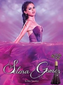 Selena Gomez on Perfume Ad Campaign