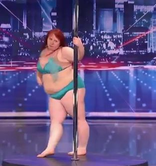 Fat Lady On Stripper Pole 58