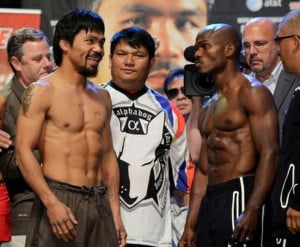 Pacquiao vs. Bradley Live Weigh In