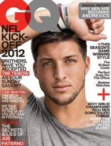 Tim Tebow on GQ Magazine Cover