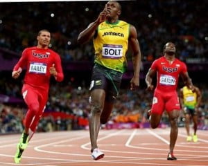 London 2012 Olympics 100 Meters Video