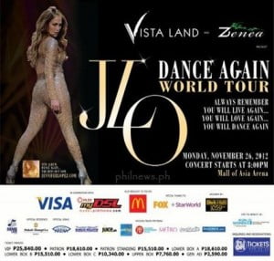 Jennifer Lopez Live in Manila