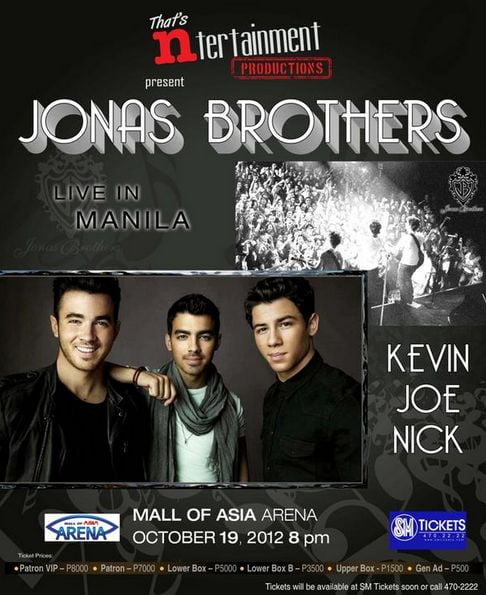 Jonas Brothers Philippine Concert Photos