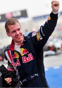 Sebastian Vettel Grand Champion of F1 Grand Prix