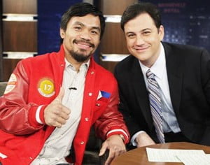 Pacquiao Guest on Jimmy Kimmel Live Video