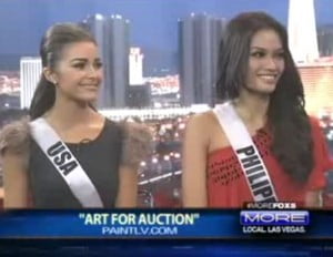 Miss Philippines and Miss USA on Fox