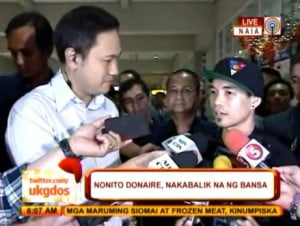 Donaire NAIA Arrival Video