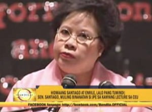 Meriam Blasts Enrile at CEU video