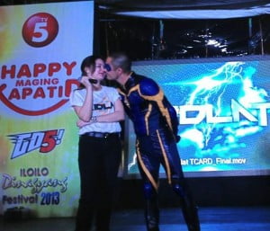 Kidlat Derek Kissing Nadine Samonte