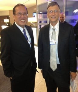 President PNoy with Bill Gates Photos