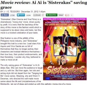 Kris Reacted on Sisterakas Bad Review