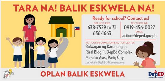 2022 DepEd Oplan Balik Eskwela (OBE) Downloadable Collaterals ...