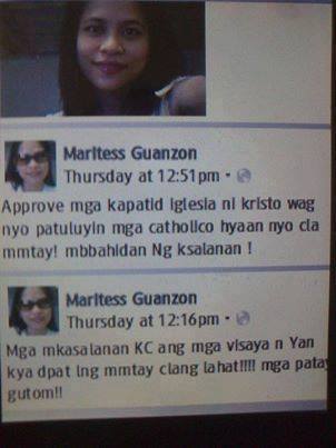 INC Member Maritess Guanzon Negative Comment