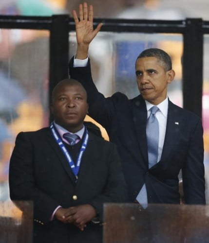 Fake Deaf Interpreter Thami Jantjie Attended Nelson Mandela's Memorial Service Fake Deaf Interpreter Thami Jantjie Attended Nelson Mandela's Memorial Service
