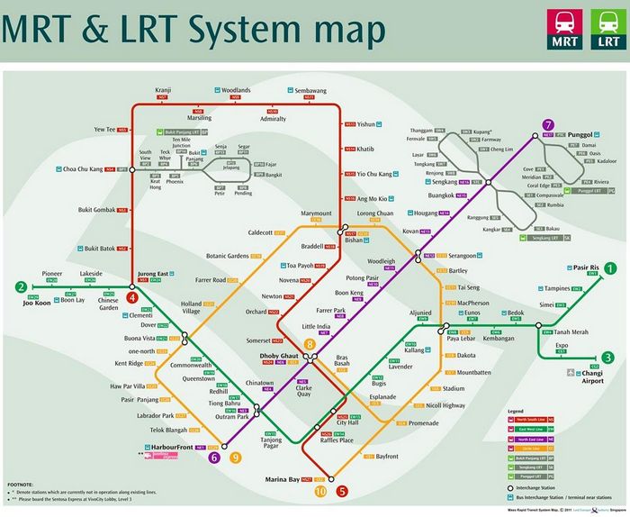 MRT LRT Map 