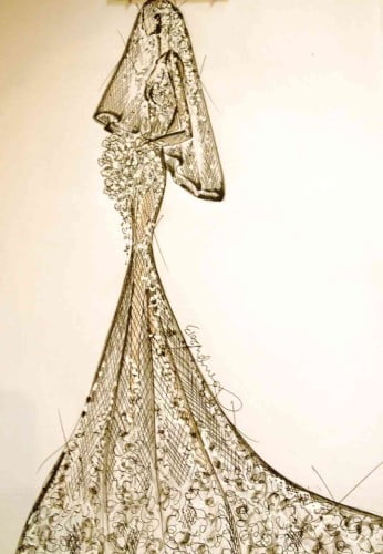 Shamcey Supsup wedding dress