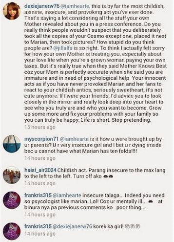 Heart Evangelista vs. Marian