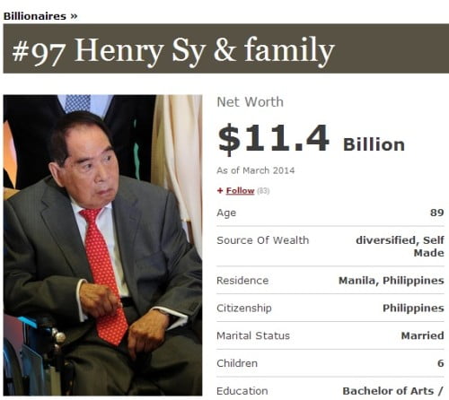 Henry Sy