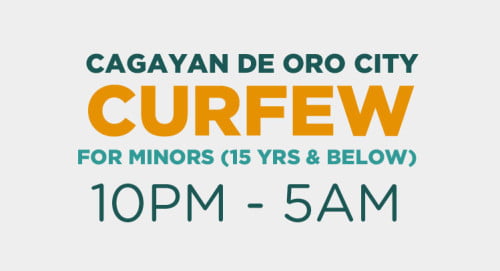 Cagayan De Oro Curfew