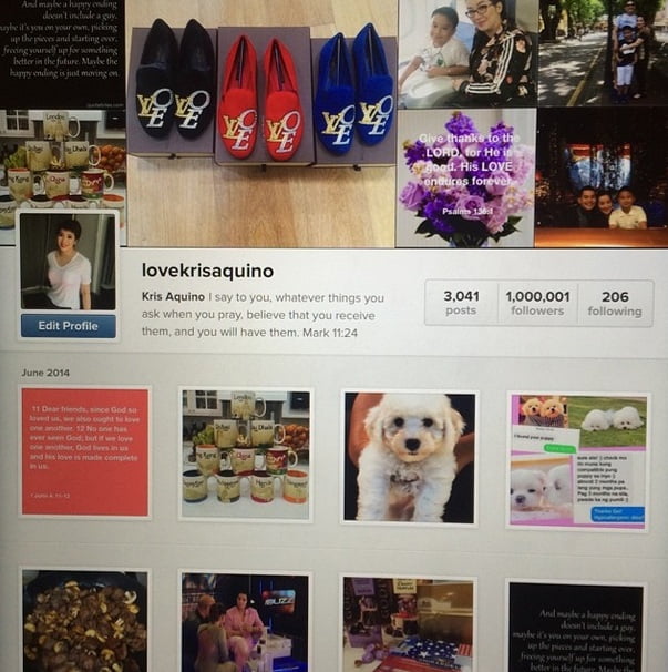  - kris aquino instagram followers