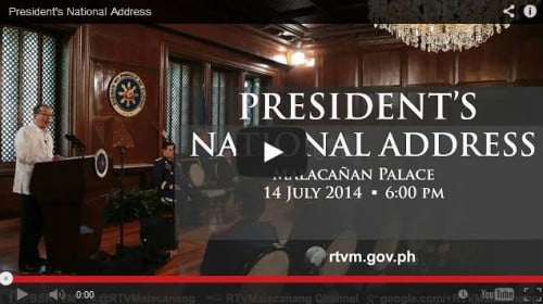 National Address July 2014