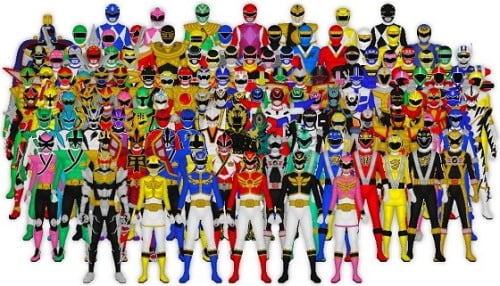 Power Rangers of all time