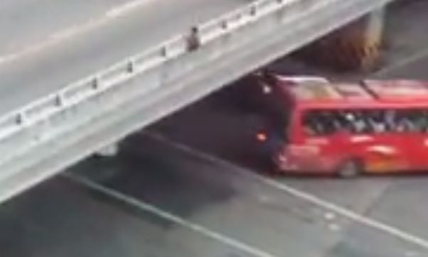 Man-Jump Off-Flyover