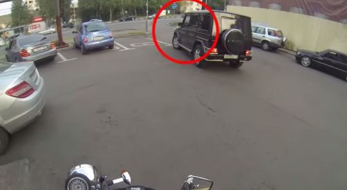 Russian Motorcyclist