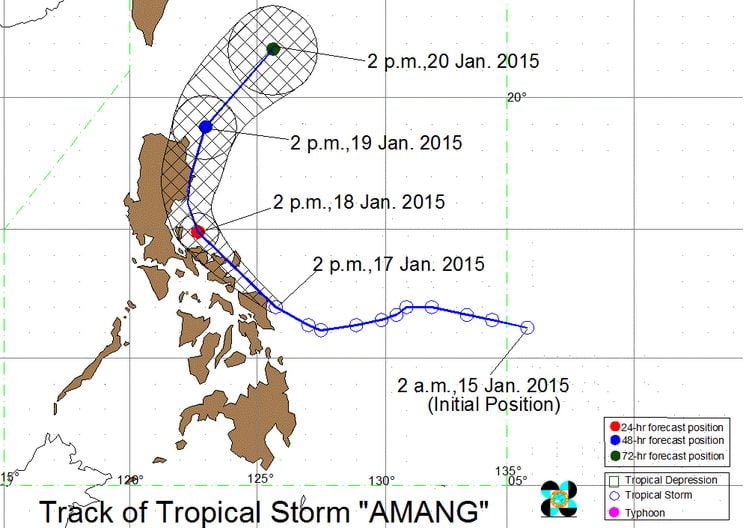 Bagyong Amang Made Landfall Over Dolores, Eastern Samar (Storm Signals ...