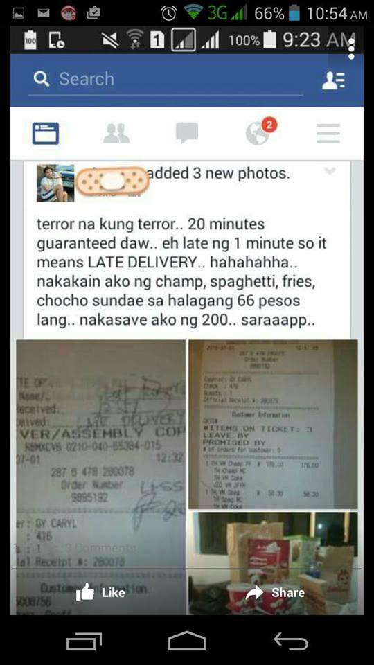 This Guy Received Discount from Jollibee But What He Did Will Make You ...