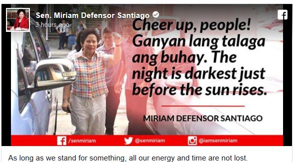 √ Hugot Hugot Lines Miriam Defensor Santiago Quotes