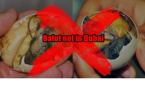 no balut in Dubai