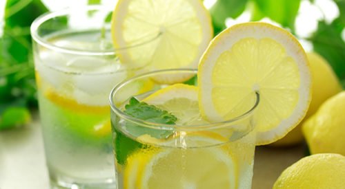 lemon water