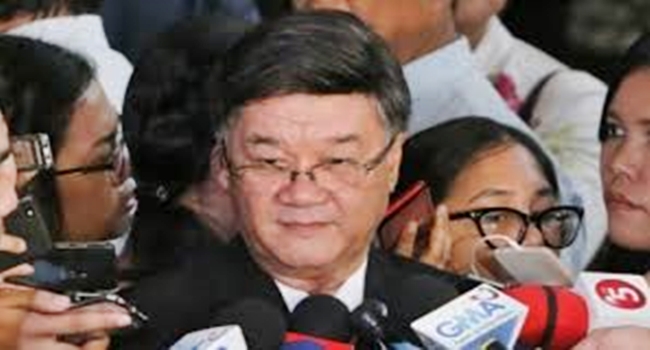 DOJ Sec. Vitaliano Aguirre.
