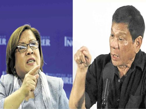 Furious De Lima Tells Duterte