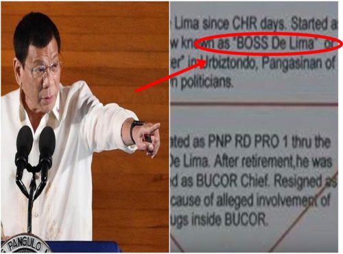Drug Matrix Of Duterte: