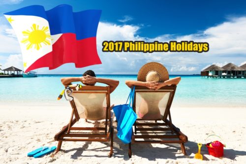 2017 Philippine Holidays