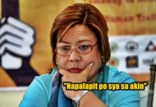 De Lima Admits Closeness