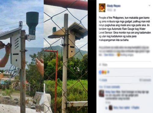 Automatic Rain Gauge stolen Glady Reyes
