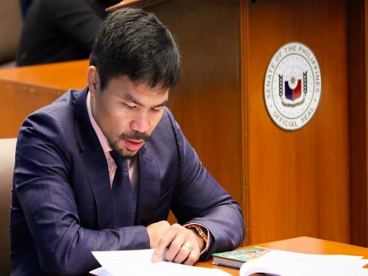 Manny Pacquiao’s First Privilege Speech At The Senate