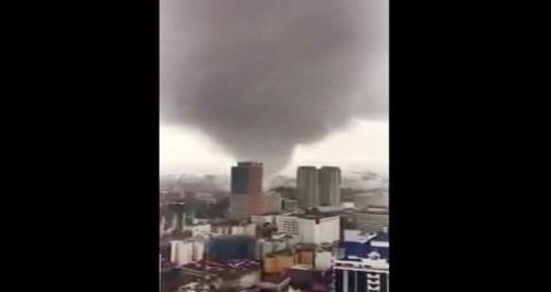 Tornado Hits Manila