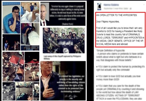 open letter to Filipino hypocrites