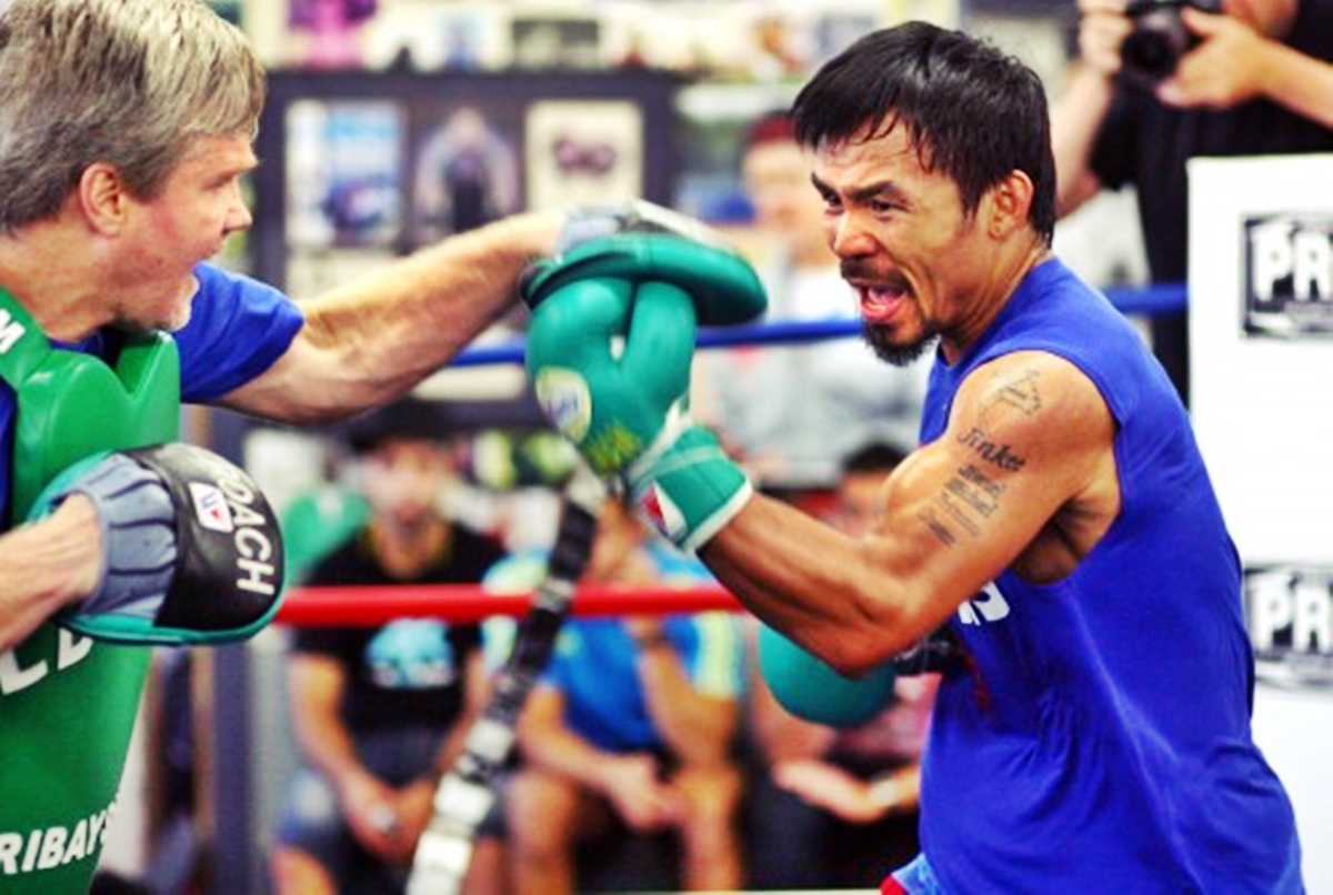 Pacquaio Continues To Train