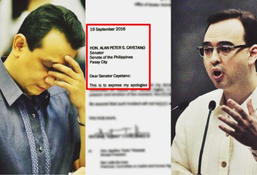 Trillanes Apologizes To Cayetano